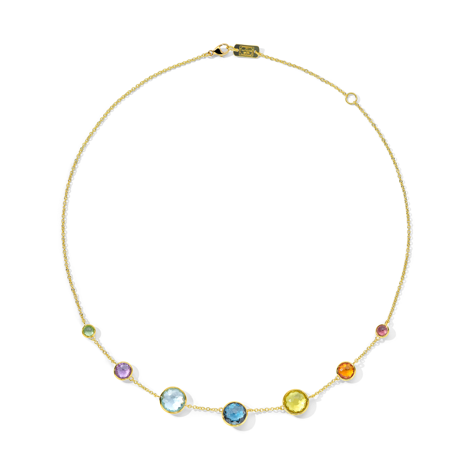 IPPOLITA Lollipop Graduated 7-Stone Necklace in Rainbow